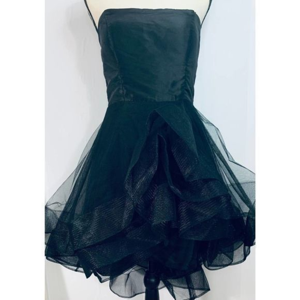 👏👏Way In Clothing Company Black Layered Skirt‎ Size 9